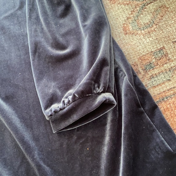 Madewell Velvet Balloon-Sleeve Dress - Picture 2 of 7